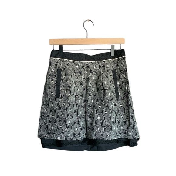 Anthropologie Floreat women’s mini skirt size 4 boho artsy party modern gallery - Picture 1 of 14